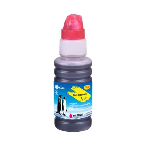 Чернила G&G для Canon GI-490 PIXMA G1400/G2400/G3400 Magenta 70ml ( G&G-0665C001)