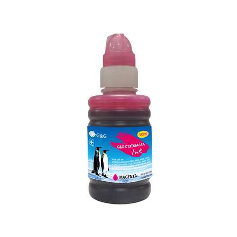 Контейнер з чорнилом G&G до Epson L100/L200 magenta (G&G-C13T66434A)