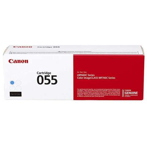Картридж Canon 055 MF742/744/746, LBP663/664 Cyan (2100 стр) (3015C002)