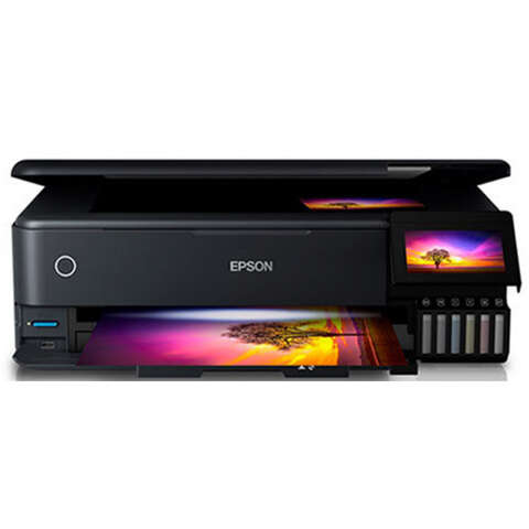 БФП ink color A3 Epson EcoTank L8180 32_33 ppm Duplex USB Ethernet Wi-Fi 6 inks Black Pigment (C11CJ21403)