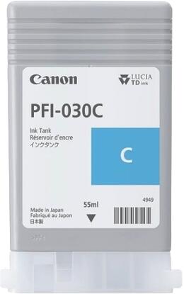 Картридж Canon PFI-030C Cyan 55 мл для плоттера TM-240/ TM-340 (3490C001)