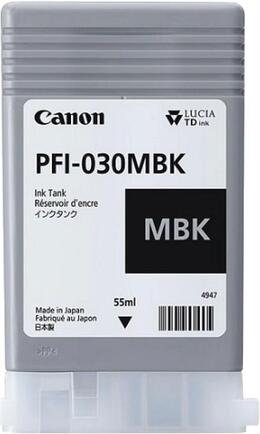Картридж Canon PFI-030 MBk Matte Black 55 мл для плоттера TM-240/ TM-340 :: 3488C001