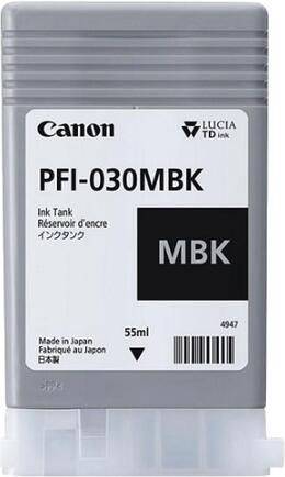 Картридж Canon PFI-030 MBk Matte Black 55 мл для плоттера TM-240/ TM-340 :: 3488C001