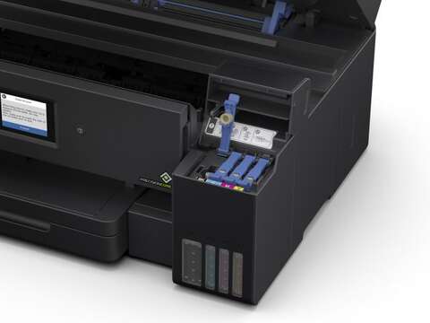 МФУ ink color A3 Epson EcoTank L14150 38_24 ppm Fax ADF Duplex USB Ethernet Wi-Fi 4 inks Black Pigment (C11CH96404)