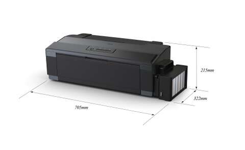Принтер ink color A3 Epson EcoTank L1300 17_30 ppm USB 4 inks (C11CD81402)