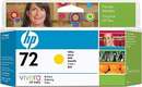 Картридж HP 72 DJ T610/T1100/T790 yellow, 130 ml (C9373A)