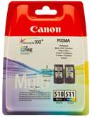 Комплект Canon No.510: Картридж Canon PG-510Bk/CL-511 кол. Multi Pack (2970B010)