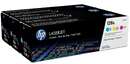 Картридж HP 128A CLJ CP1525/CM1415 (CE321A,CE322A, CE323A) CYM (3*1300 стр) Тройная упаковка (CF371AM)