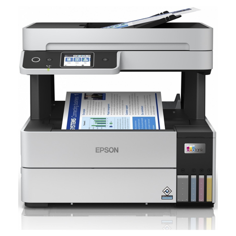 БФП ink color A4 Epson EcoTank L6490 37_23 ppm Fax ADF Duplex USB Ethernet Wi-Fi 4 inks Pigment (C11CJ88405)