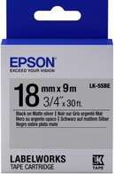 Картридж с лентой Epson LK5SBE принтеров LW-400/400VP/700 Matte Blk/MattSiv 18mm/9m (C53S655013)
