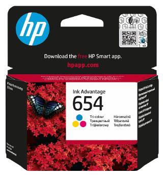 Картридж із друкуючою головкою струменевий HP No.654 DJ IA 2976/4376/6575 Tri-color